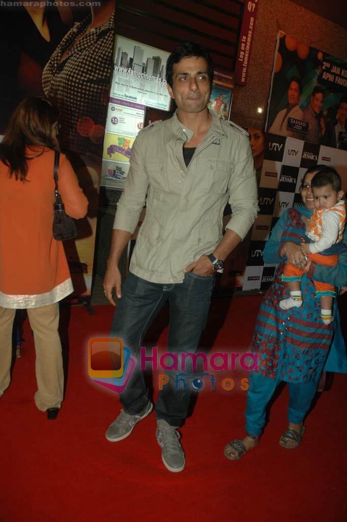 Sonu Sood at No One Killed Jessica premiere in Fame on th Jan 2011 