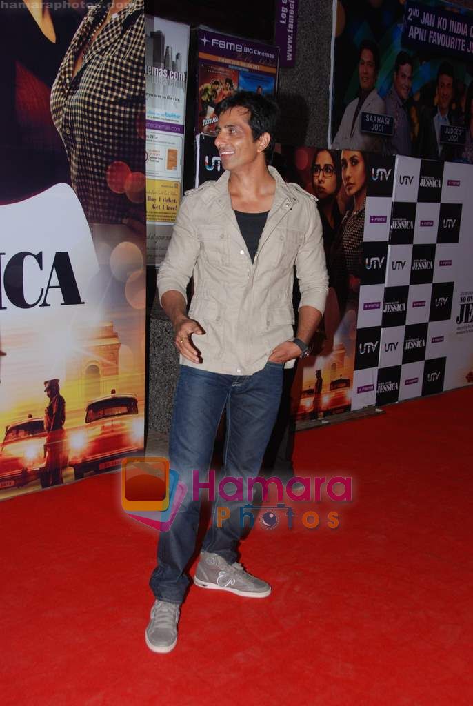 Sonu Sood at No One Killed Jessica premiere in Fame on th Jan 2011 
