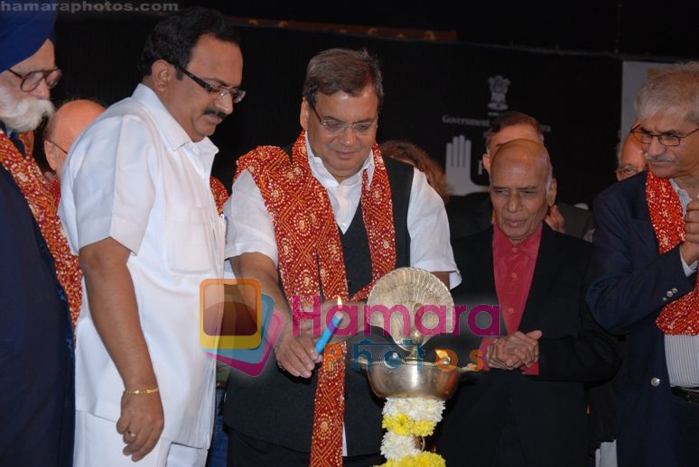 Subhash Ghai honoured with a Special Achievement Award at PIFF 2011 in Pune on 6th Jan 2011 