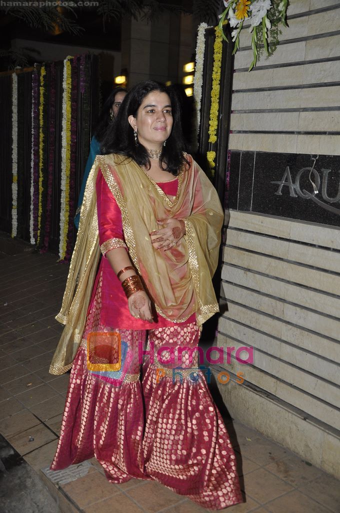 Reena Khan at Imran and Avantika's Wedding in Bandra, Mumbai on 10th Jan 2011 
