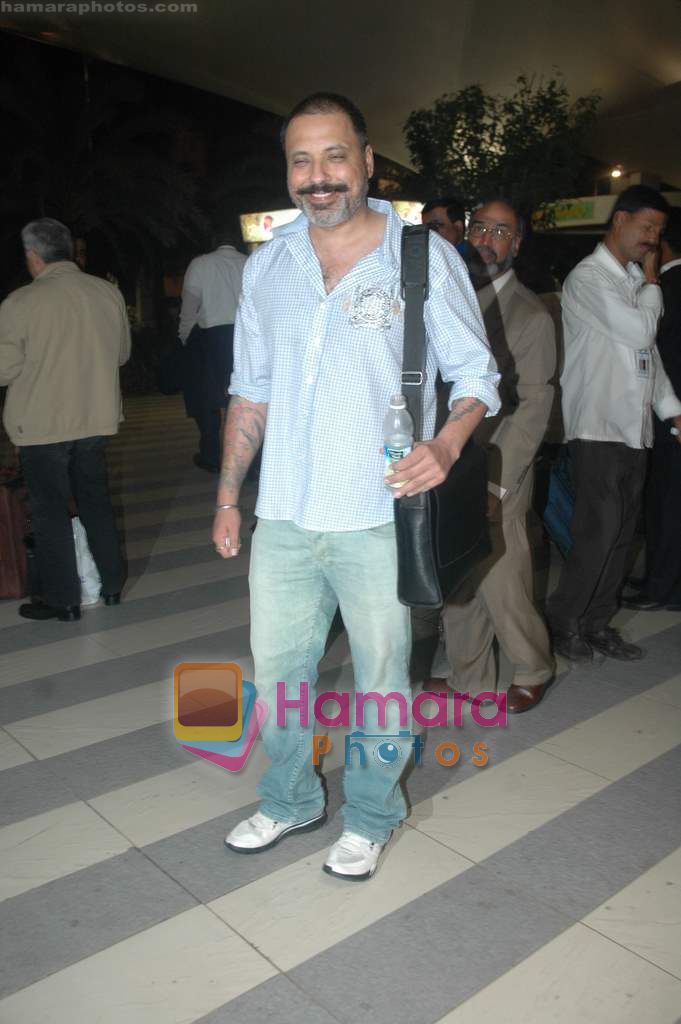 Bunty Walia arrive from Singapore in Airport on 11th Jan 2011 