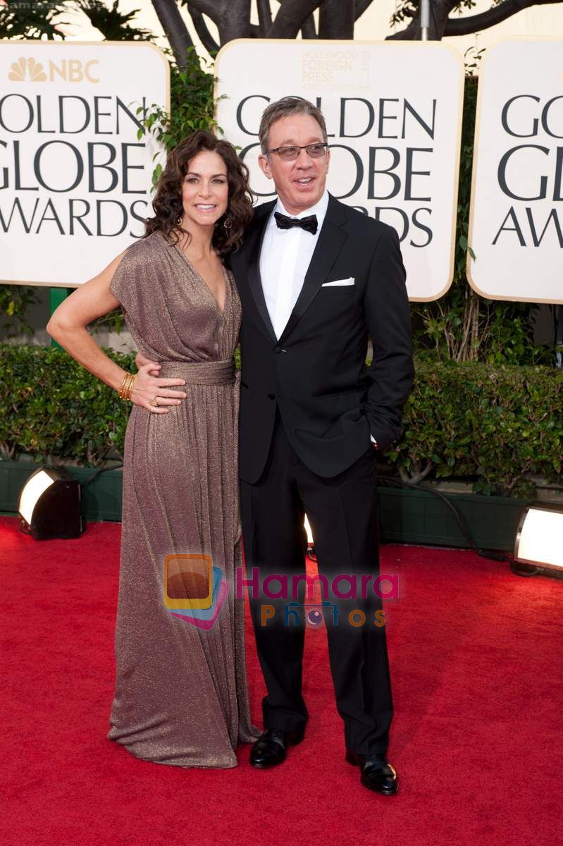 at 68th Annual Golden Globe Awards red carpet in Beverly Hills, California on 16th Jan 2011 