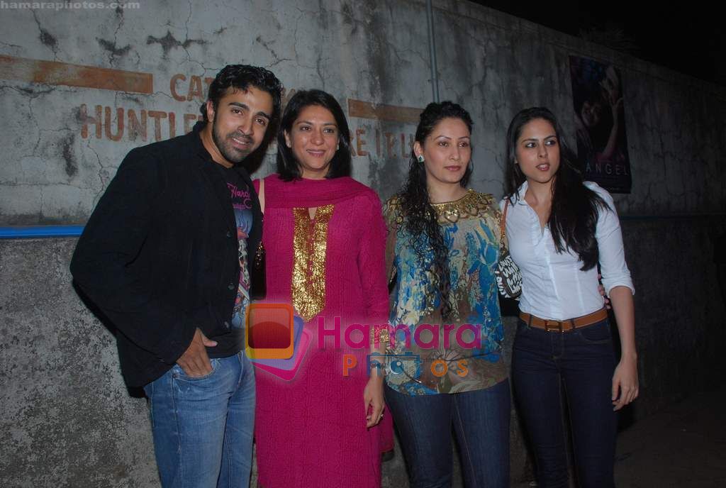 Priya Dutt, Manyata Dutt, Nilesh Sahay at the Audio release of film Angel in Dockyard on 18th Jan 2011 