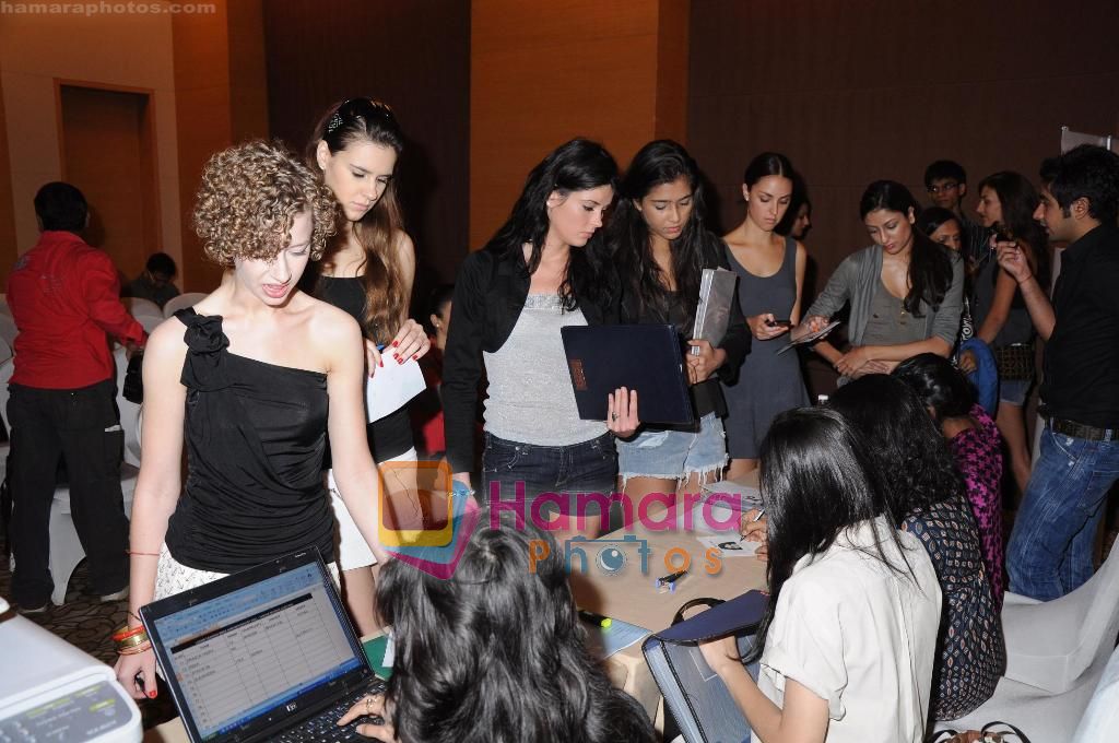 at Lakme fashion week auditions on 20th Jan 2011