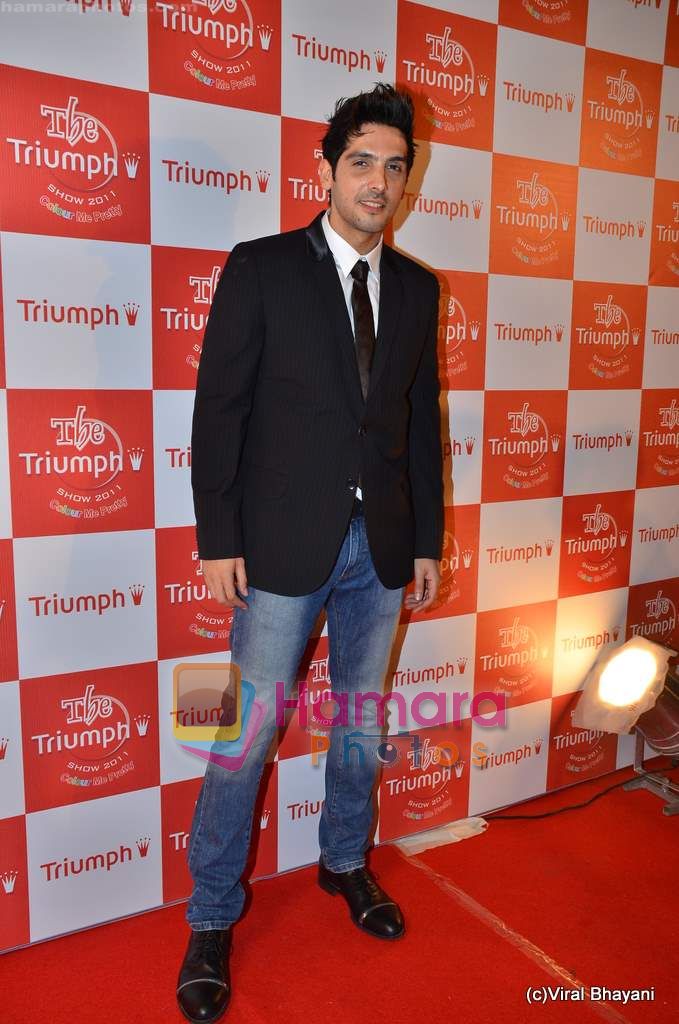 Zayed Khan at The Triumph Show 2011 Red Carpet on 20th Jan 2011 