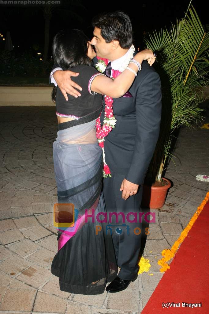 Ekta Kapoor, Sameer Soni at Sameer-Neelam wedding in Taj Land's End on 23rd Jan 2011 