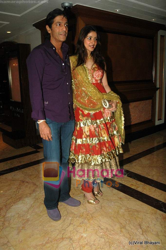 Chunky Pandey at Neelam and Sameer's wedding reception in Mumbai on 24th Jan 2011 