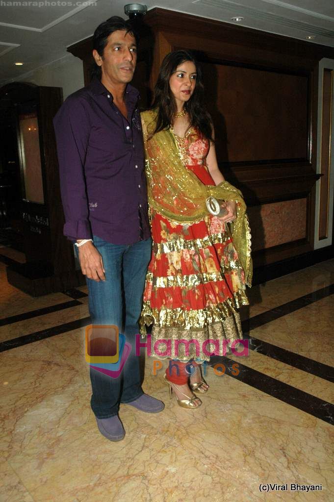Chunky Pandey at Neelam and Sameer's wedding reception in Mumbai on 24th Jan 2011 