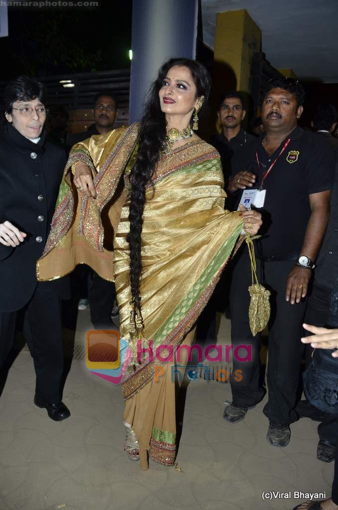 Rekha at The 56th Idea Filmfare Awards 2010 in Yrf studios, Mumbai on 29th Jan 2011 ~0