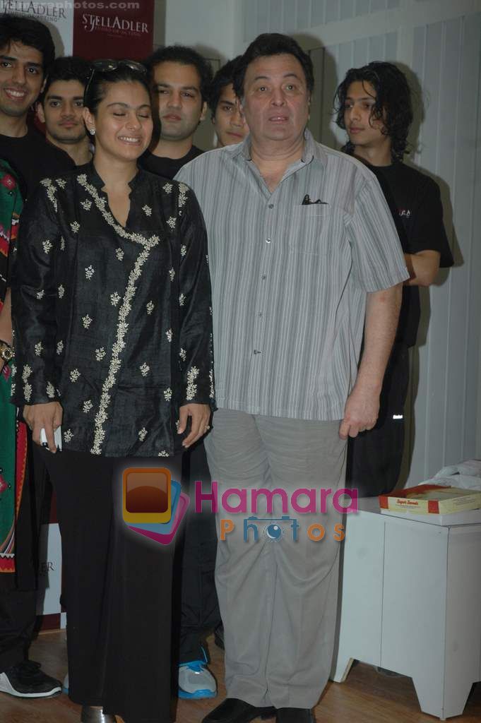 Kajol, Rishi Kapoor at Rahul Rawail's Stella Adler acting studio opening in Santacruz on 30th Jan 2011 