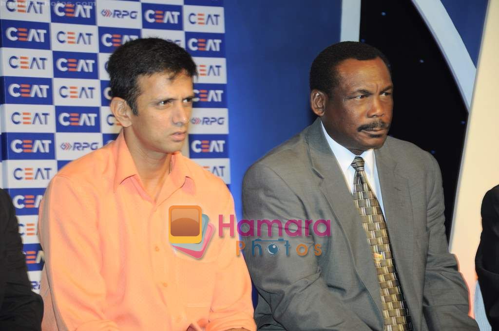 Rahul Dravid at Ceat World Cup Awards in Taj Hotel on 3rd Feb 2011 