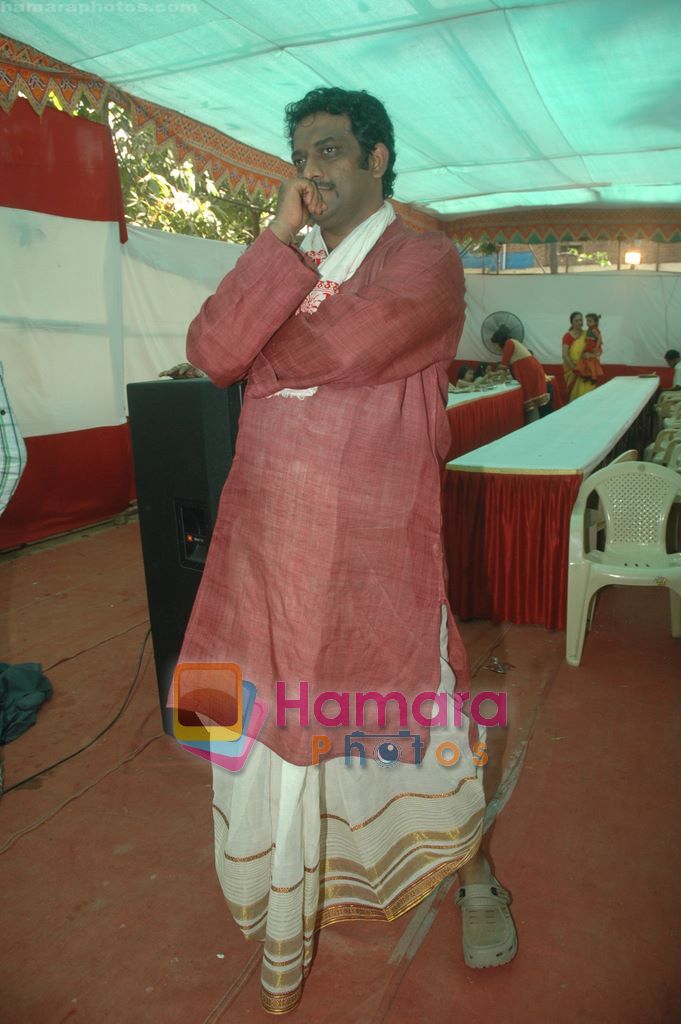 Anurag Basu perform Saraswati Pooja in Andheri, Mumbai on 8th Feb 2011 