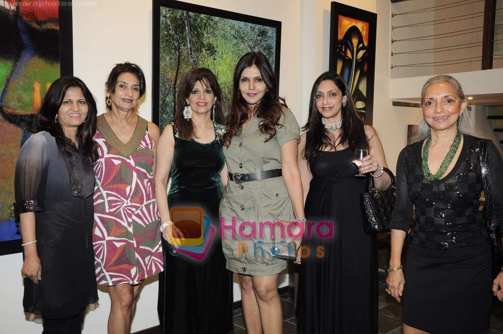 Nisha Jamwal at Usha Aggarwals's group show in Point of View Gallery on 8th Feb 2011 