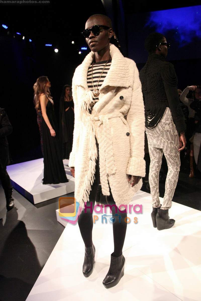 at Mercedes-Benz Fashion Week Fall 2011 Collections day 1 in Lincoln Center, New York on 10th Feb 2011 