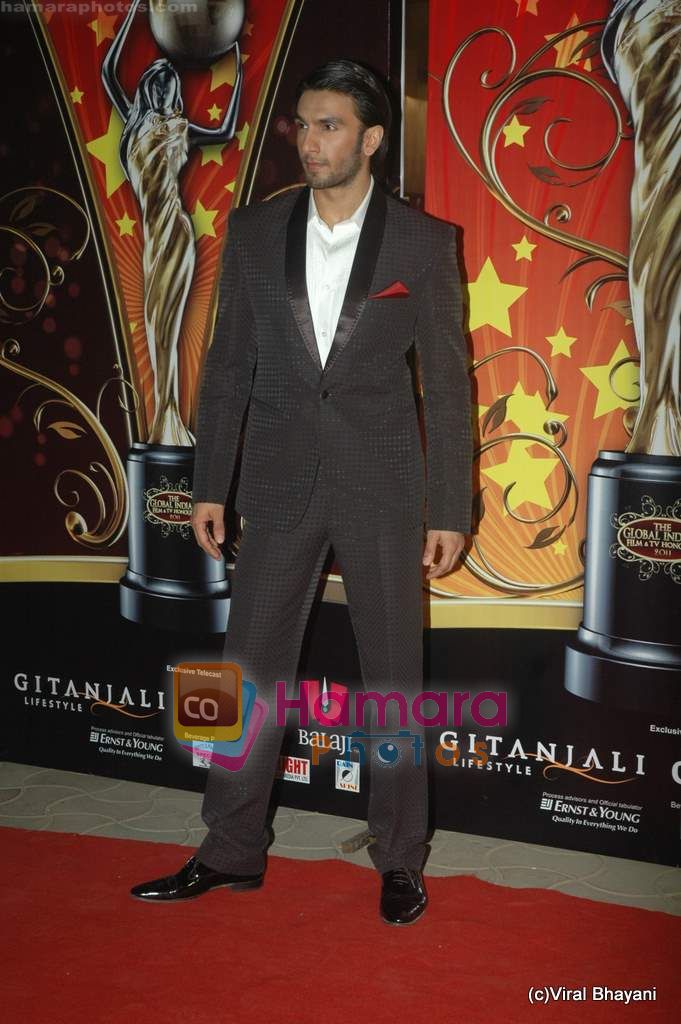 Ranveer Singh at Global Indian Film and TV awards by Balaji on 12th Feb 2011 