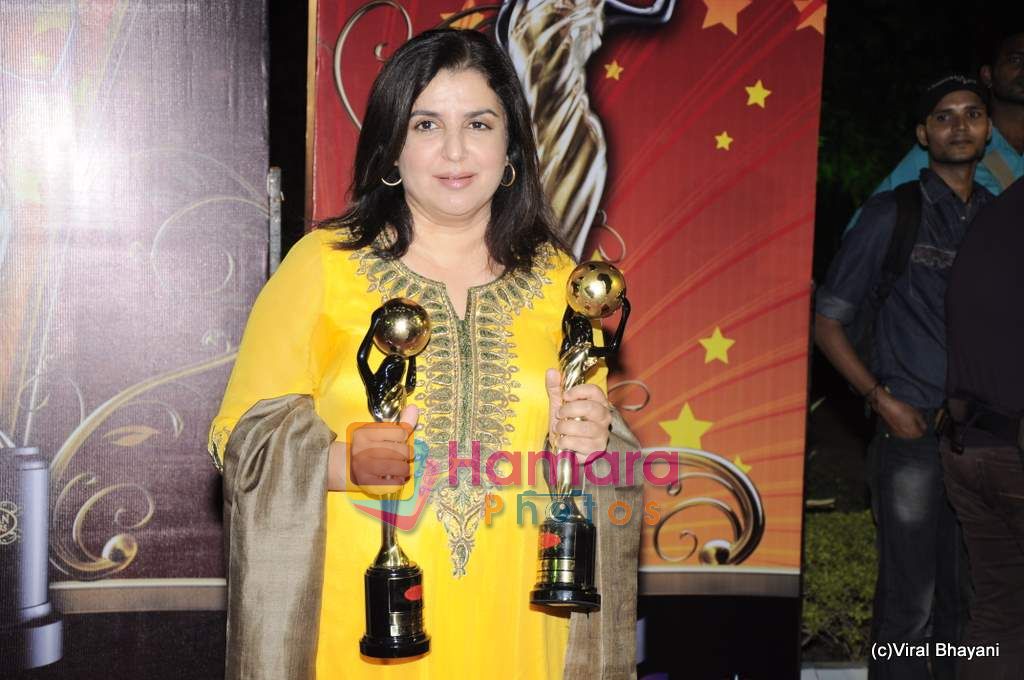 Farah Khan at Global Indian Film and TV awards by Balaji on 12th Feb 2011 