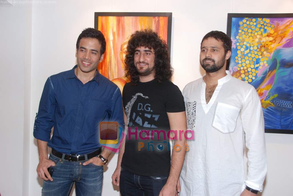 Tusshar Kapoor inaugurates Bendre art event in Bandra, Mumbai on 19th Feb 2011 