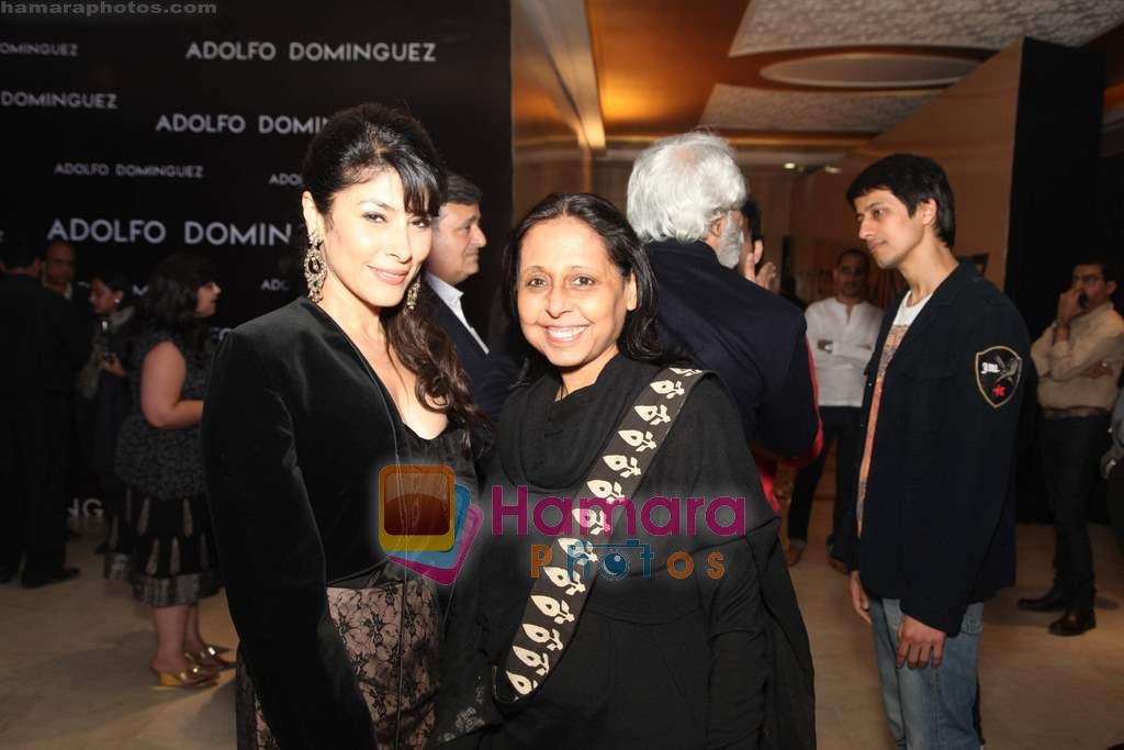 Feroze Gujral & Anju Modi at Adolfo Dominguez store launch in Delhi on 20th Feb 2011