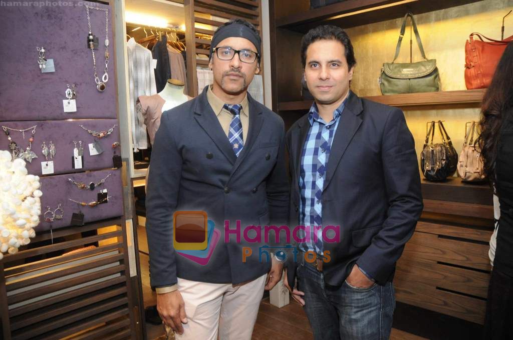 Shantanu & Nikhil Mehra at Adolfo Dominguez store launch in Delhi on 20th Feb 2011
