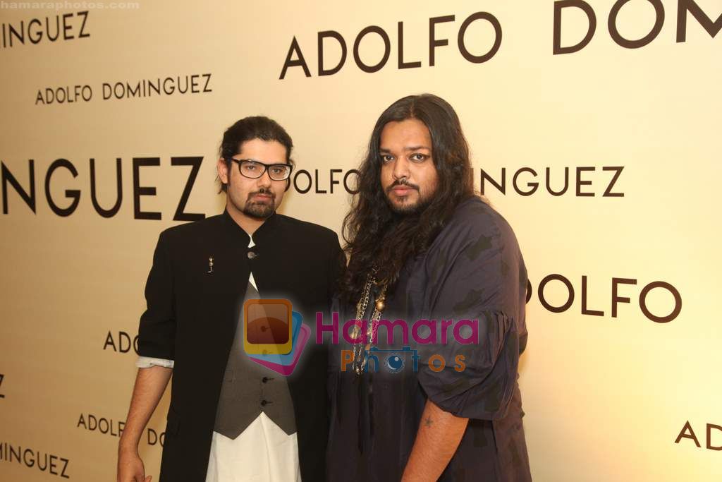 Anand Bhushan & Kallol Datta at Adolfo Dominguez store launch in Delhi on 20th Feb 2011