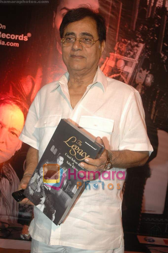Jagjit Singh at the launch of Zakir Hussain Album The Legacy by Ustad Sultan Khan and his son Sabir Khan in Juhu on 21st Feb 2011 
