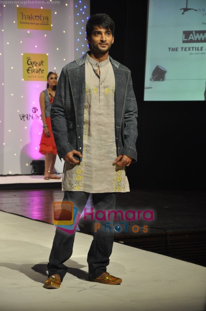 Model walk the ramp at The Annual SNDT college fashion showcase in  St Andrews, Bandra, Mumbai on 23rd Feb 2011 