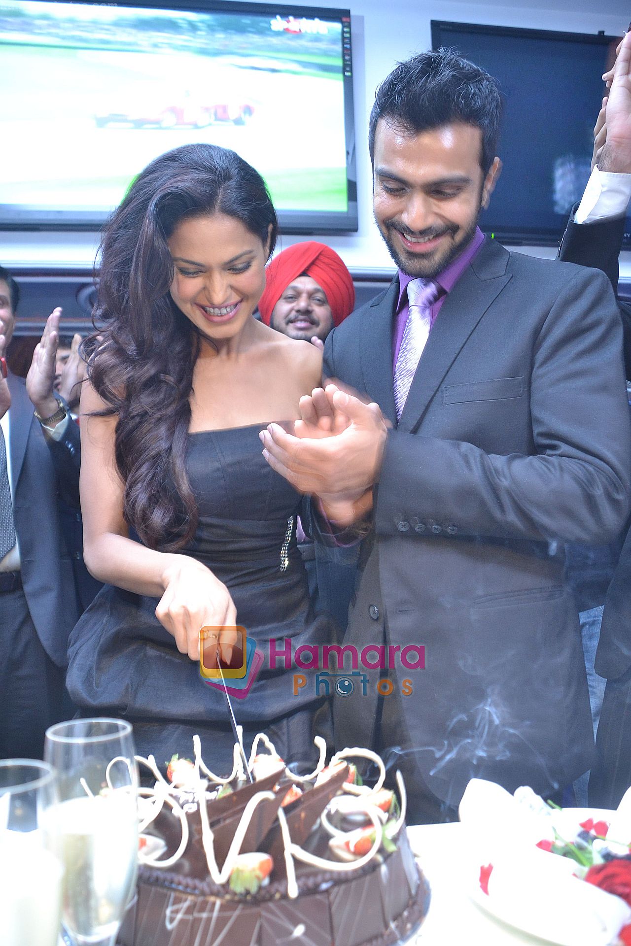 Veena Malik, Ashmit Patel at Veena Malik's Birthday Party on 27th Feb 2011