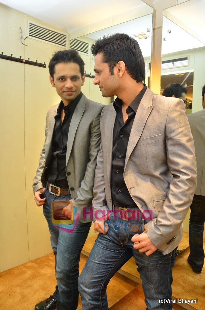 Rahul Vaidya at the launch of designer Manali Jagtap's store in Mumbai on 4th March 2011