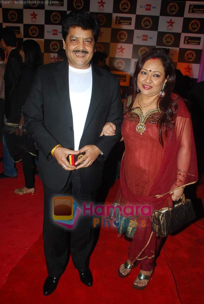 Udit Narayan at Big Star IMA Awards red carpet on 11th March 2011 