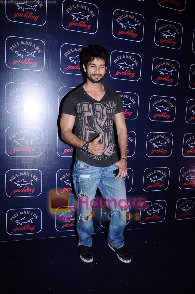 Shahid Kapoor at Paul & Shark launch in Tote, Mumbai on 16th March 2011 