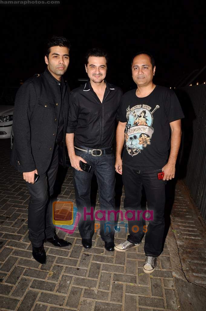 Karan Johar, Sanjay Kapoor, Vipul Shah at Paul & Shark launch in Tote, Mumbai on 16th March 2011 