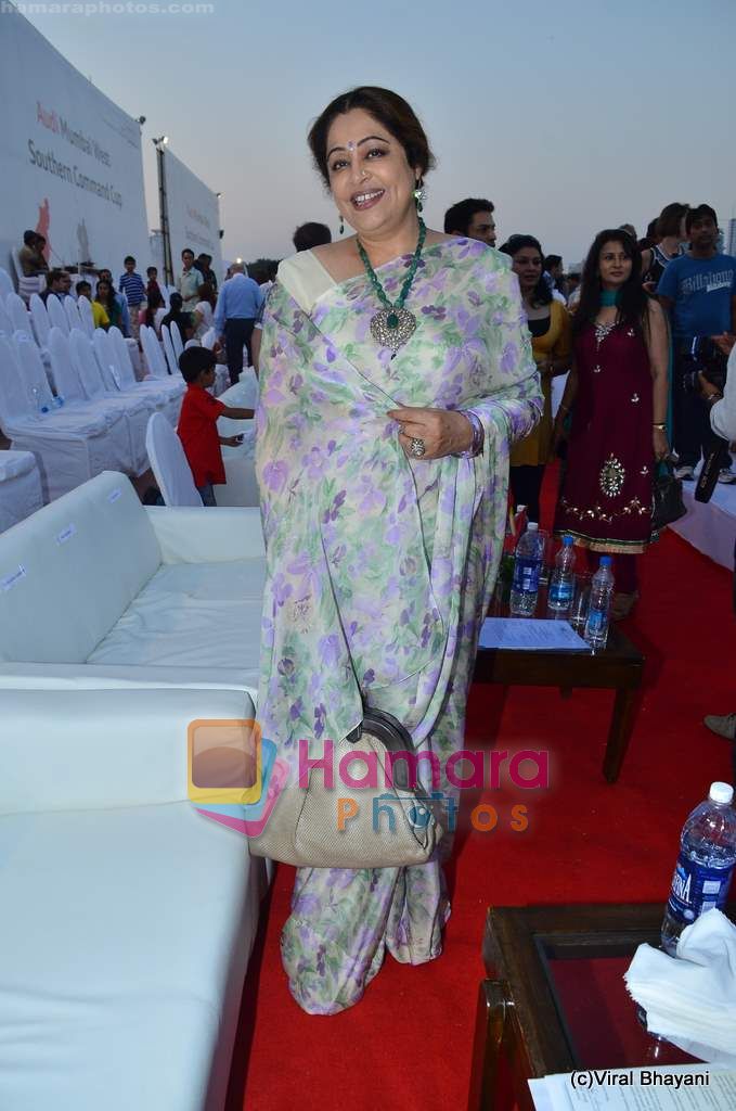 Kiron Kher at Manish Malhotra showcases summer collection at Souther Command Polo Cup hosted by Audi in Amateur Riders Club on 19th March 2011 