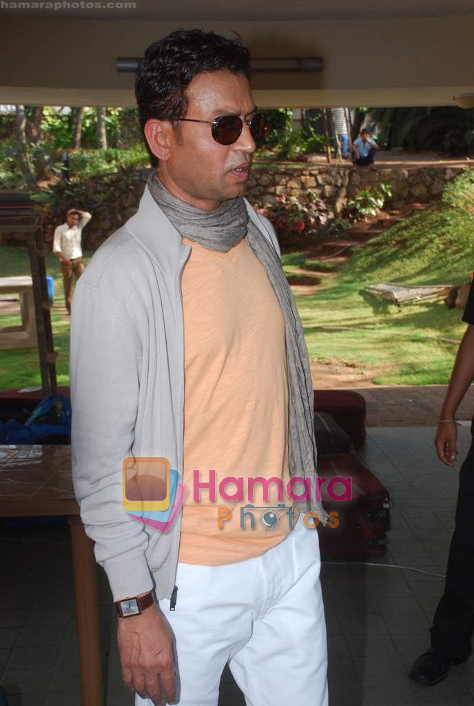 Irrfan Khan promote Thank You in Madh Island, Mumbai on 22nd March 2011 