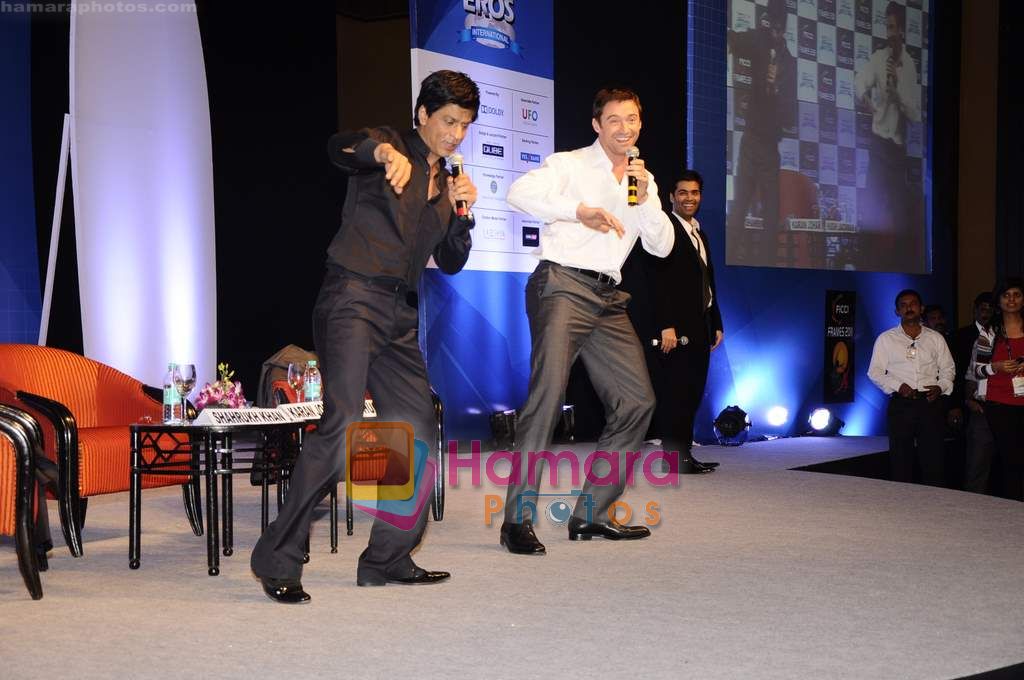 Shahrukh Khan, Hugh Jackman at FICCI-FRAMES 2011 seminar on 25th March 2011 