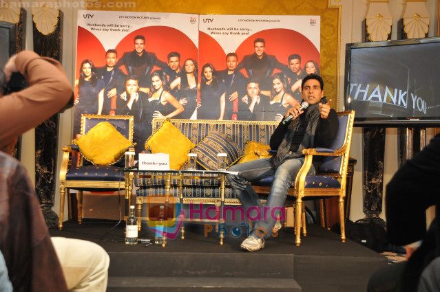 Akshay Kumar promotes Thank You in London on 28th March 2011 