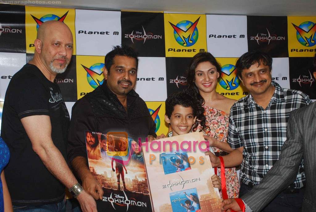 Loy, Shankar, Darsheel, Manjari, Satyajit at the Music Launch of Disney�s Zokkomon at Planet M on 31st March 2011 