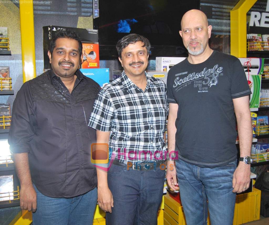 Shankar, Director Satyajit and Loy at the Music Launch of Disney�s Zokkomon at Planet M on 31st March 2011