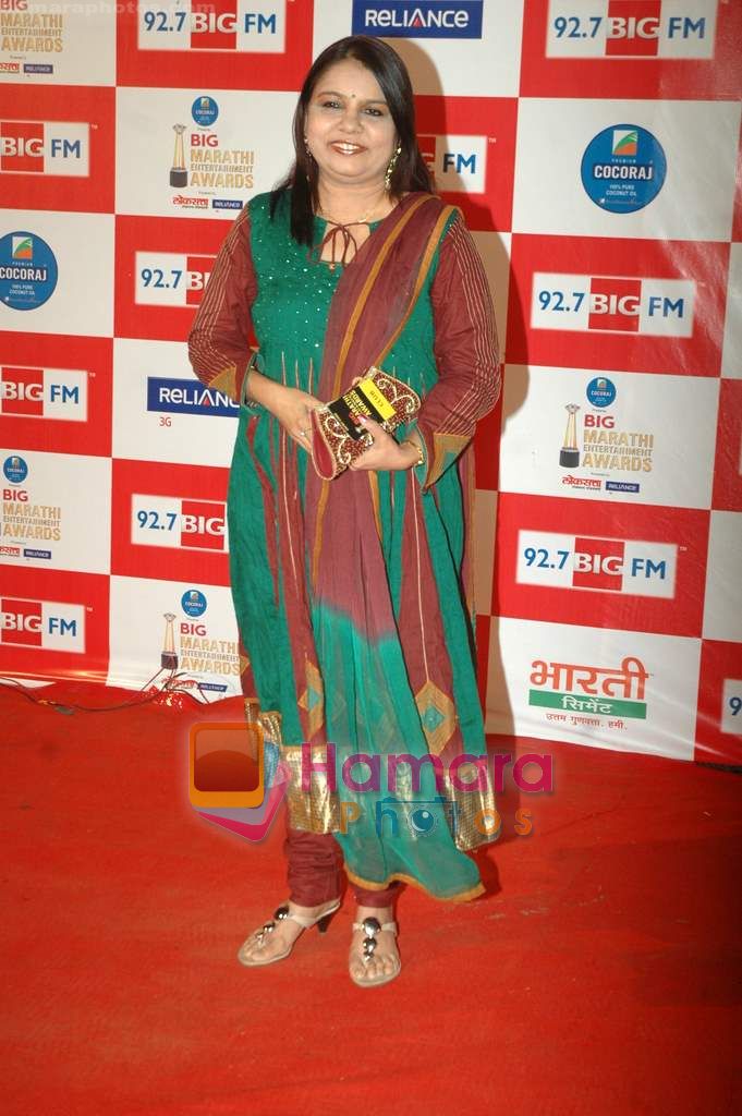 Sadhana Sargam at Big Marathi Awards in Tulip Star on 1st April 2011 