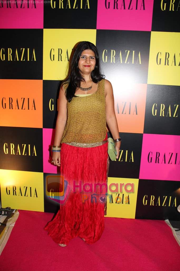 at Grazia magazine's 3rd anniversary bash in The Taj Mahal Palace on 5th April 2011 