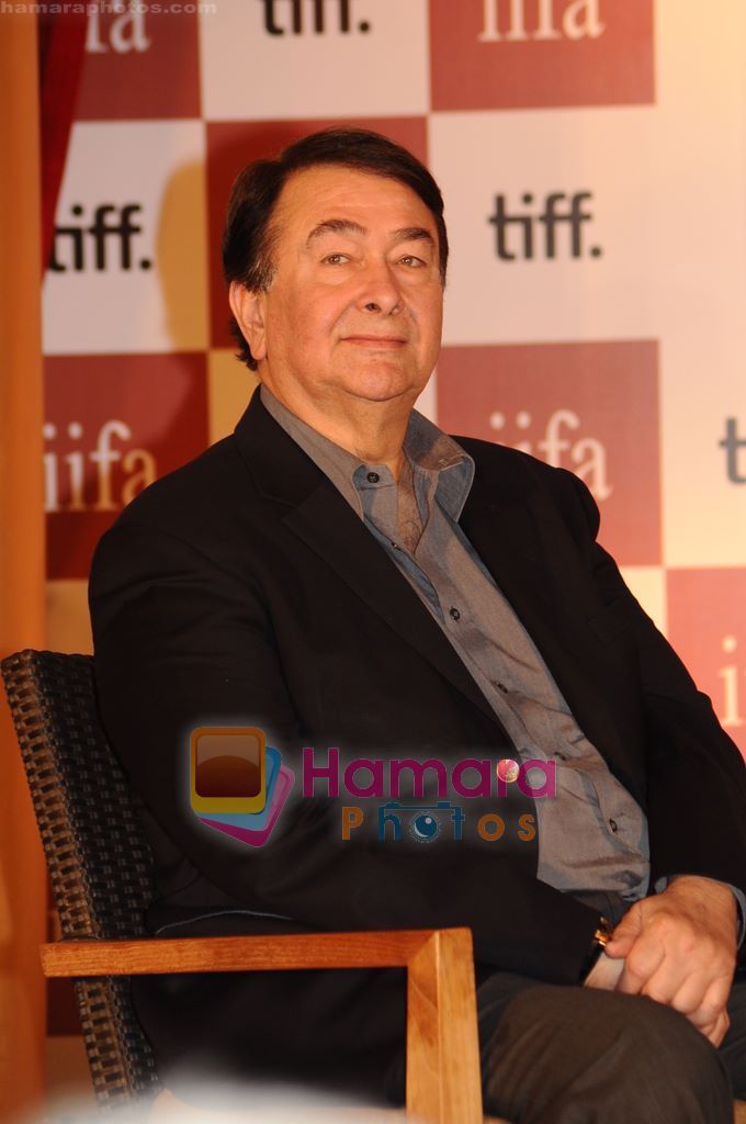 Randhir Kapoor at IIFA-Raj Kapoor event in J W Marriott, Mumbai on 6th April 2011 