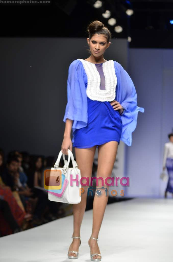 Model walks the ramp for Rahul Singh show on Wills Lifestyle India Fashion Week 2011 - Day 2 in Delhi on 7th April 2011 