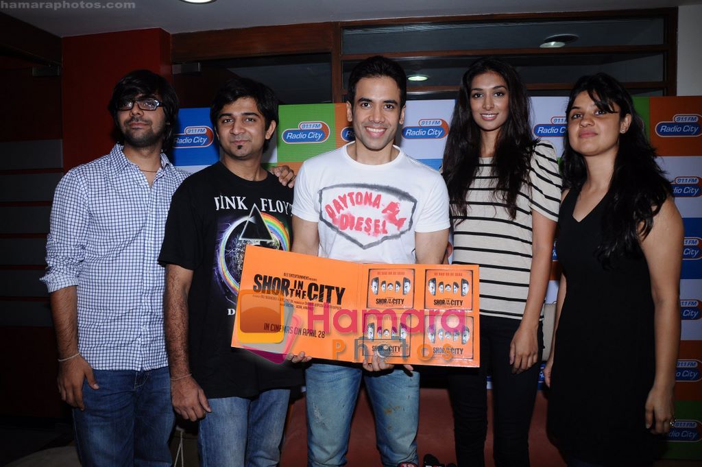 Tusshar Kapoor, Preeti Desai at the launch of Shor in the City music Launch in Radiocity, Mumbai on 8th April 2011 