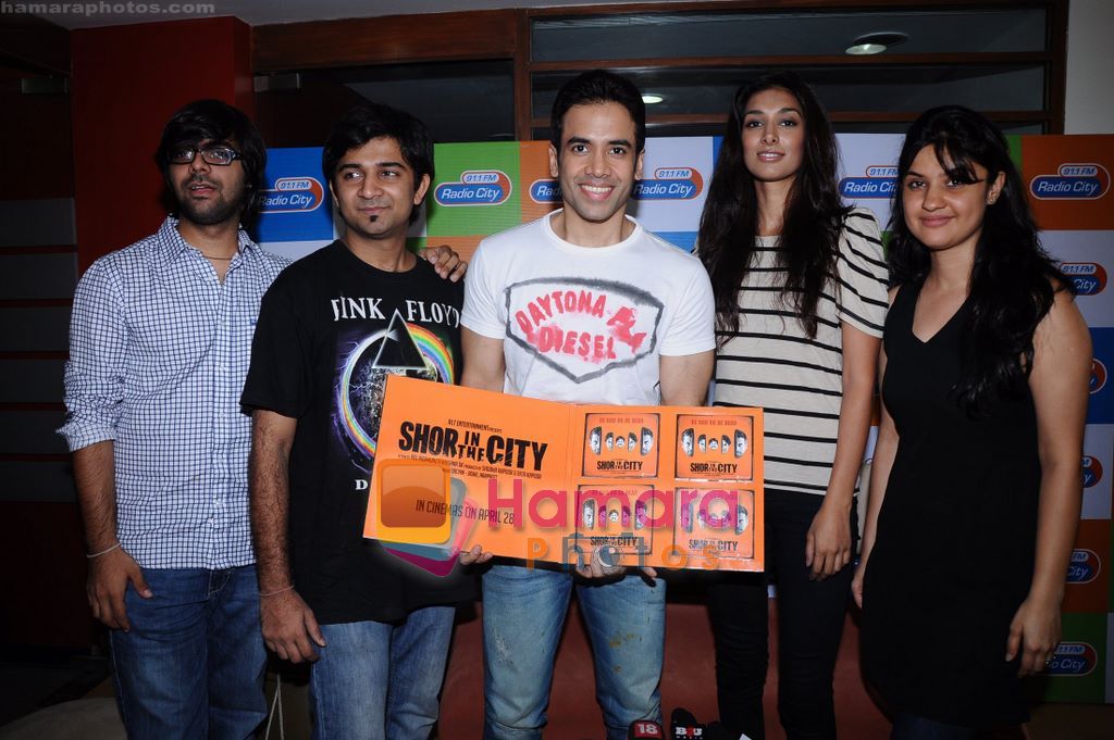 Tusshar Kapoor, Preeti Desai at the launch of Shor in the City music Launch in Radiocity, Mumbai on 8th April 2011