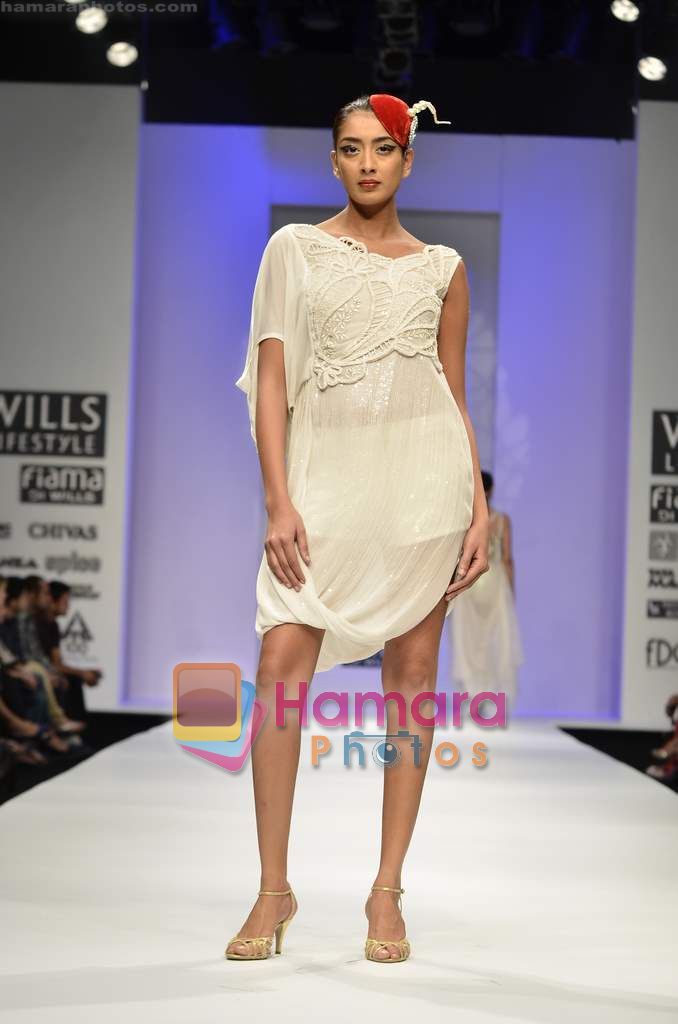 Model walks the ramp for Soltee show on Wills Lifestyle India Fashion Week 2011-Day 5 in Delhi on 10th April 2011 