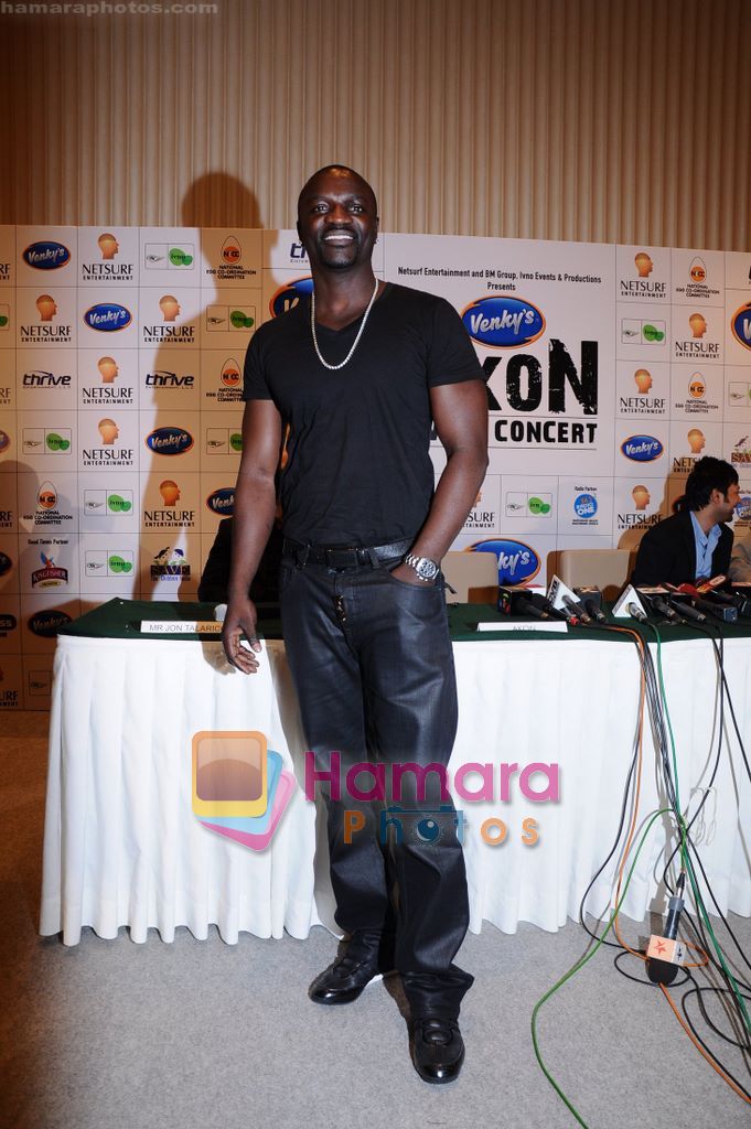 Akon at AKON concert Press conference in Trident, Bandra, Mumbai on 15th April 2011 