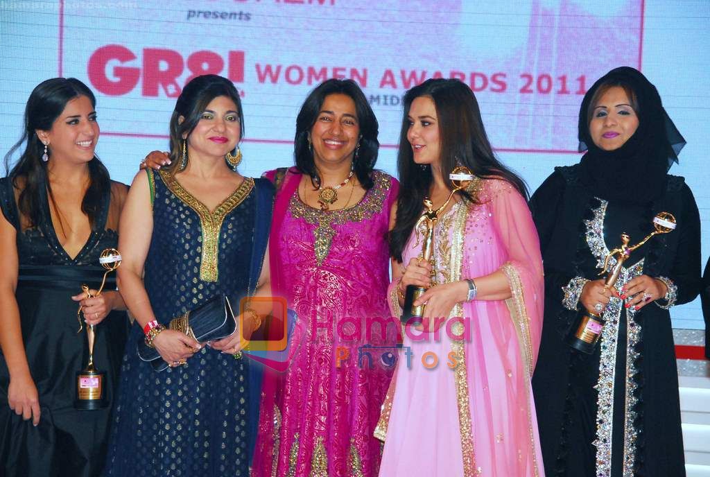 Preity Zinta at GR8 Women's Awards in Dubai on 19th April 2011 