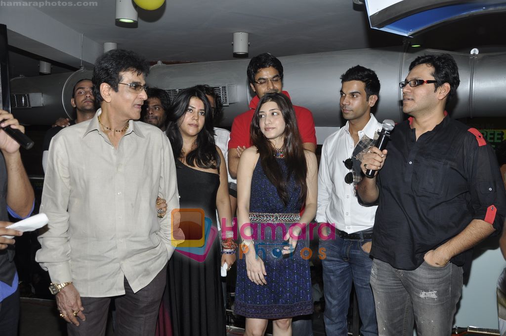 Jeetendra, Ekta Kapoor, Kainaz Motivala, Raj Kumar Yadav at Ragini MMS music launch in Planet M, Mumbai on 19th April 2011 