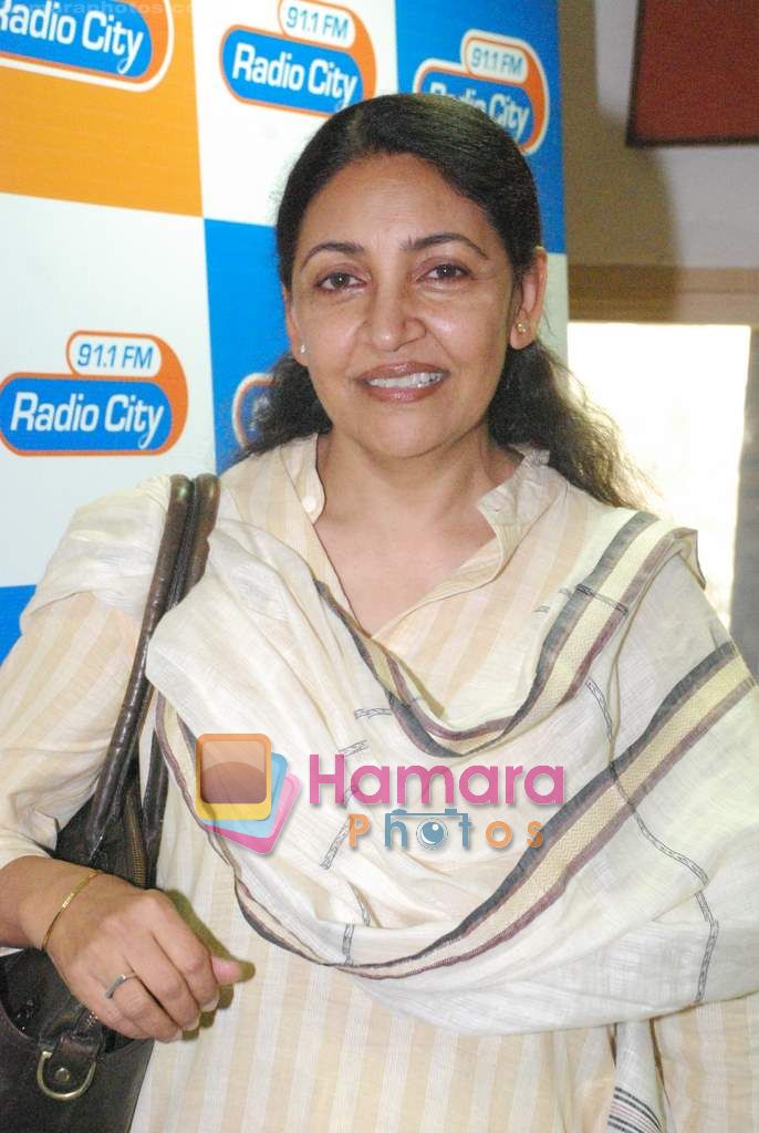 Deepti Naval at Film Bhindi Bazaar Inc music launch in Radio City 91.1 FM, Babdra, Mumbai on 27th April 2011 