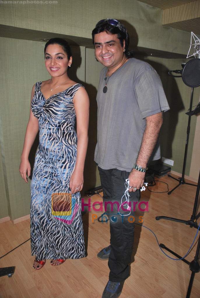 Meera at the song recording of album Queen Meera -Mausiqui on 30th April 2011 