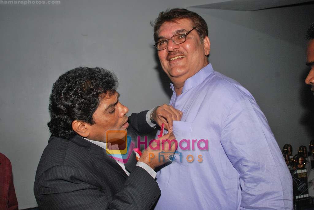 Raza Murad, Johnny Lever at Dadasaheb Phalke Awards in Bhaidas Hall on 3rd May 2011 